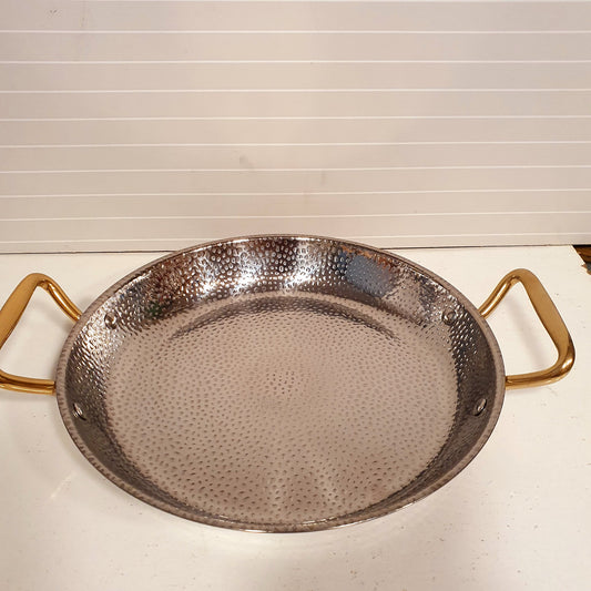 Stainless Steel Hammered Pan  12800