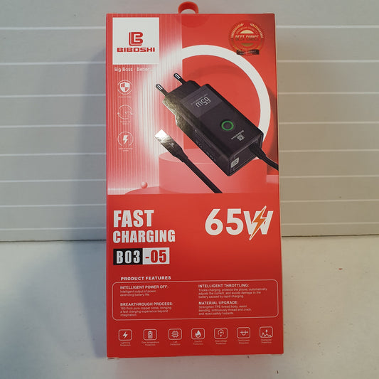 Fast Charging 65W C-type
