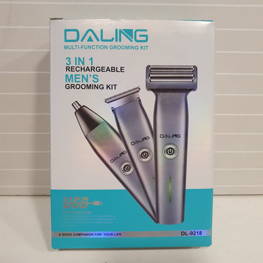 Daling 3 in 1 Men's Shaver Grooming Set 22300