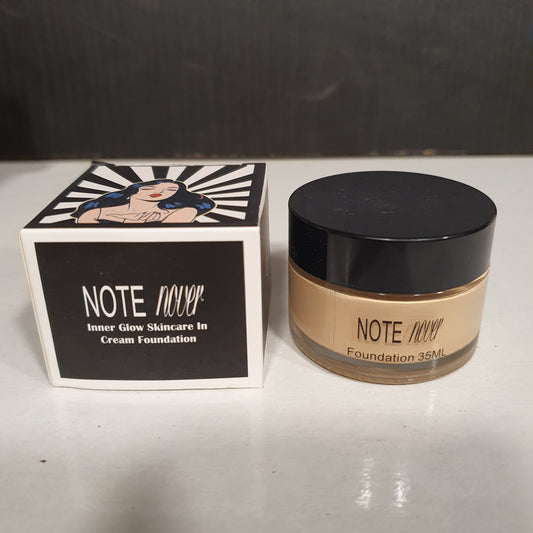 Note Never Inner Glow Skincare Cream Foundation, 61400