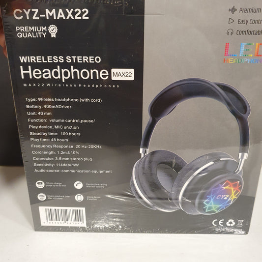 Bluetooth Wireless Headphone MAX22 41300