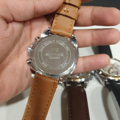 Casio Edifice Watch Leather Strap 31700