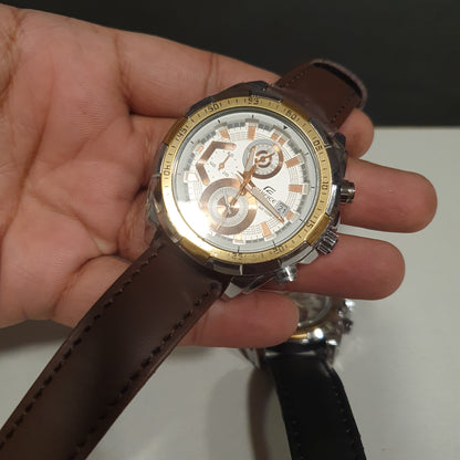 Casio Edifice Watch Leather Strap 31700