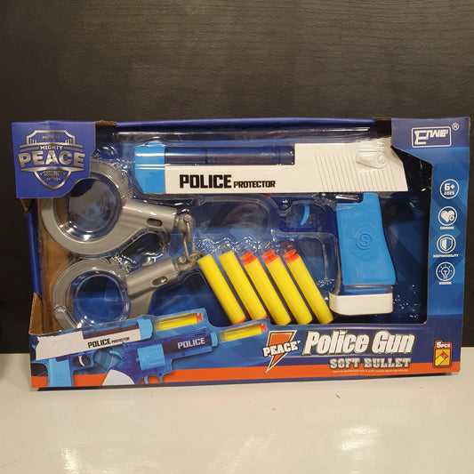 Police Gun Toy Soft Bullet 22600