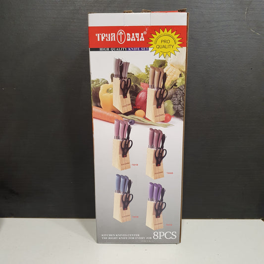High Quality Knife Set With Holder 12950
