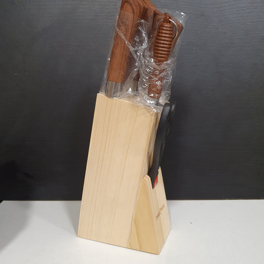 High Quality Knife Set With Holder 12950
