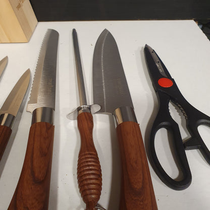 High Quality Knife Set With Holder 12950