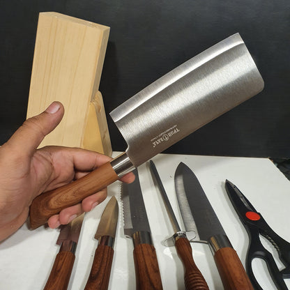 High Quality Knife Set With Holder 12950