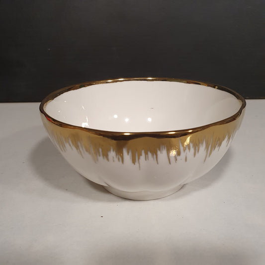 White Golden Small Bowl 41375