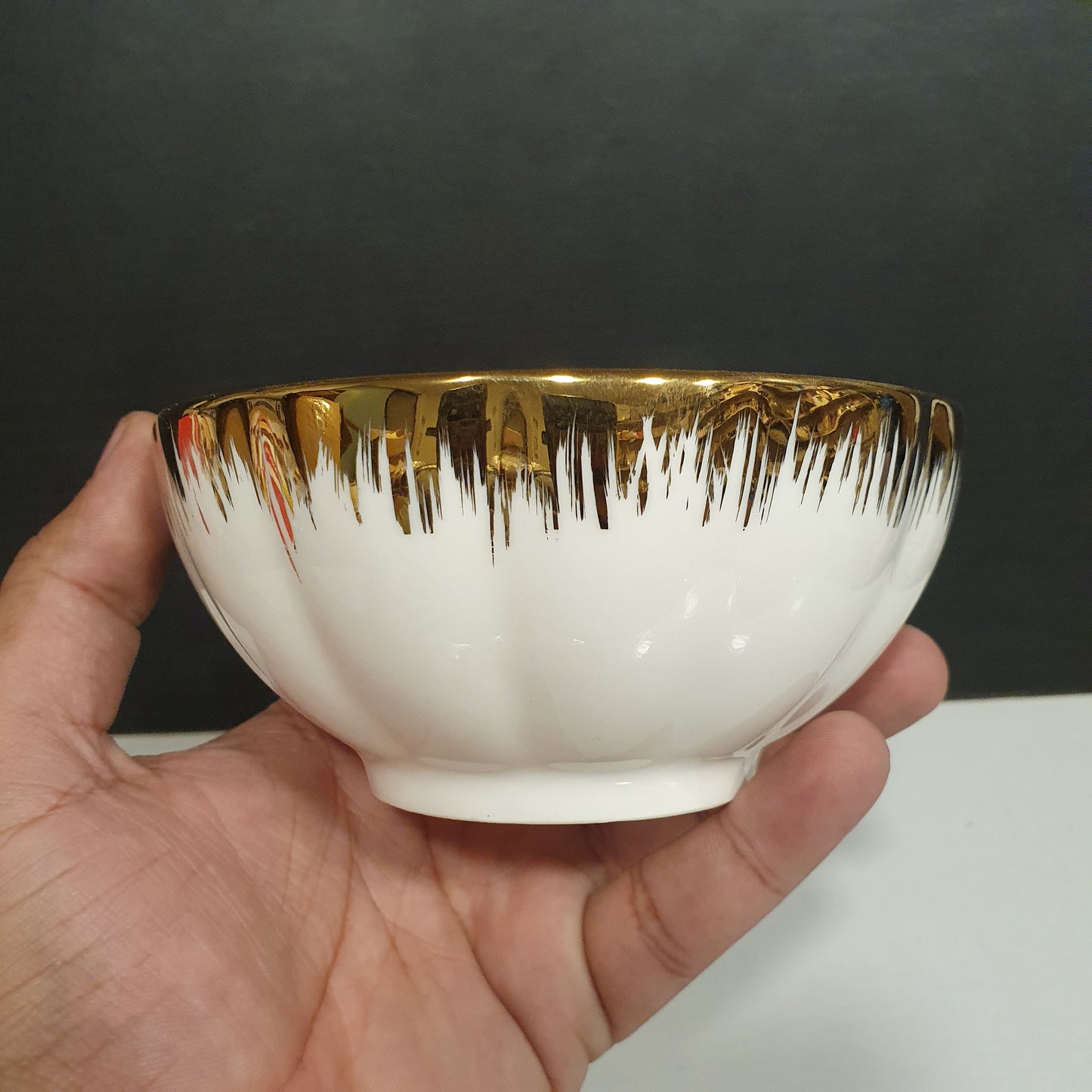 White Golden Small Bowl 41375
