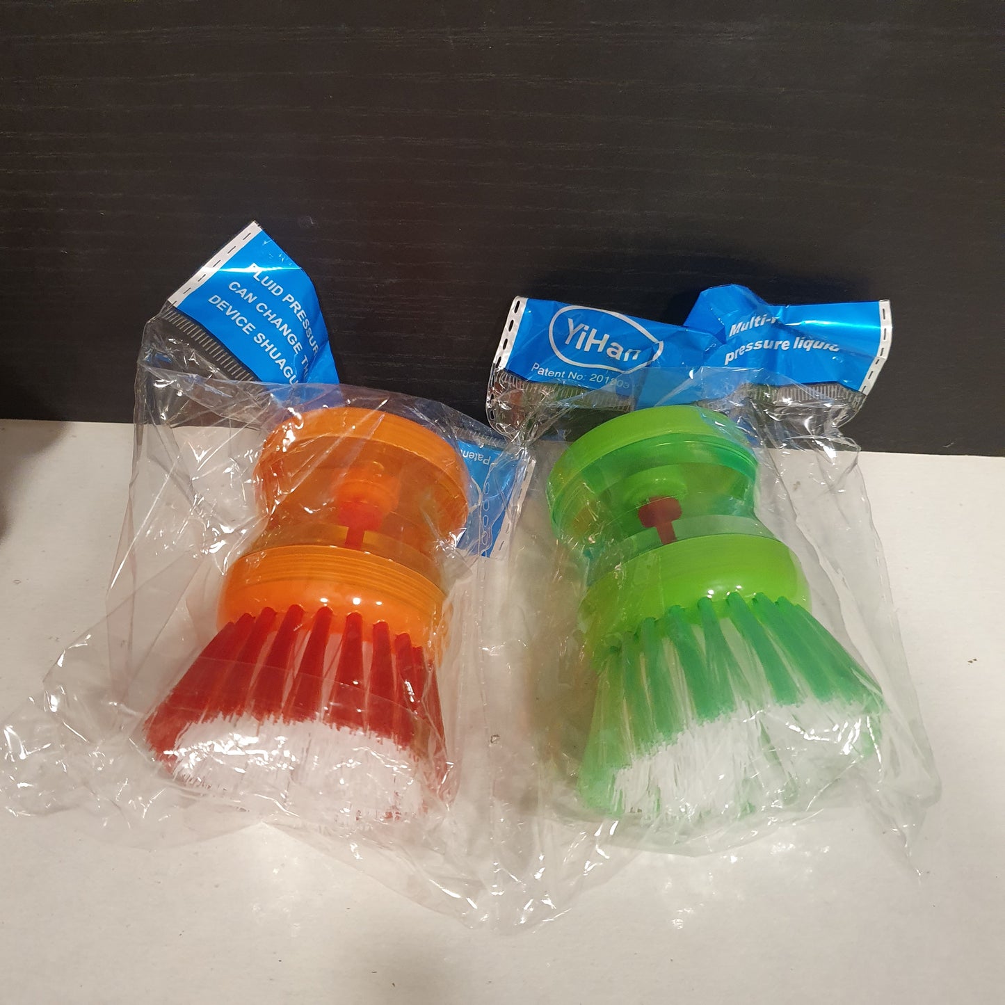 Kitchen Dish Washing Brush with Liquid Dispenser 31330