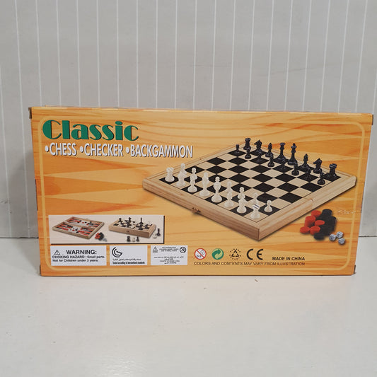Classic Chess 3 in 1 Game Board 11600
