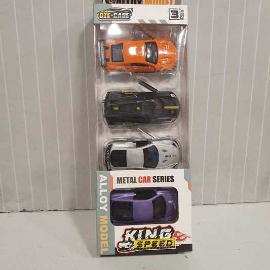 Alloy Model King Speed Metal Cars Pack 12200