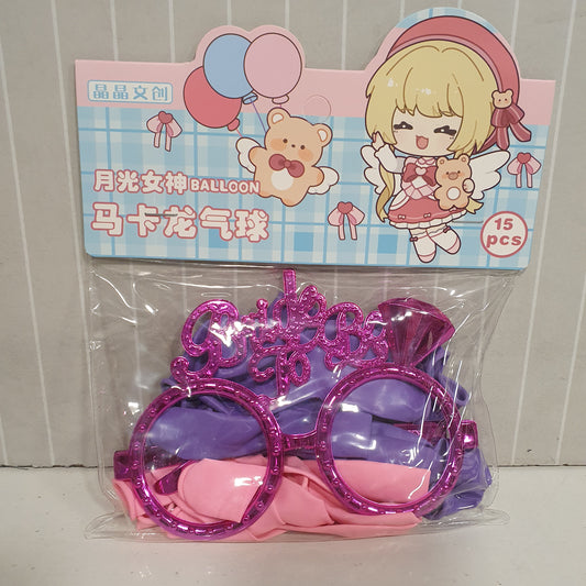 Balloons Pack With Glasses 61260