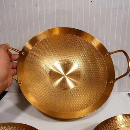 Honeycomb Style Golden Karahi 61170