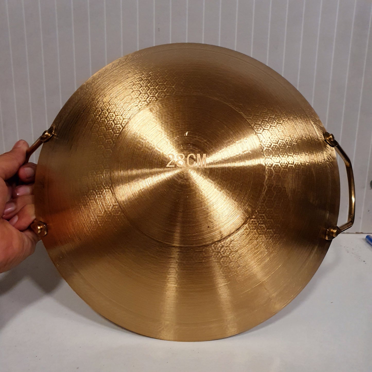 Honeycomb Style Golden Karahi 61170