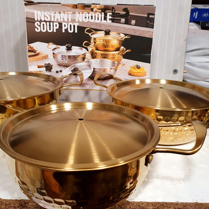 Instant Noodle Soup Pot GOLDEN pack of 3 44250