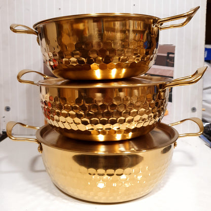 Instant Noodle Soup Pot GOLDEN pack of 3 44250