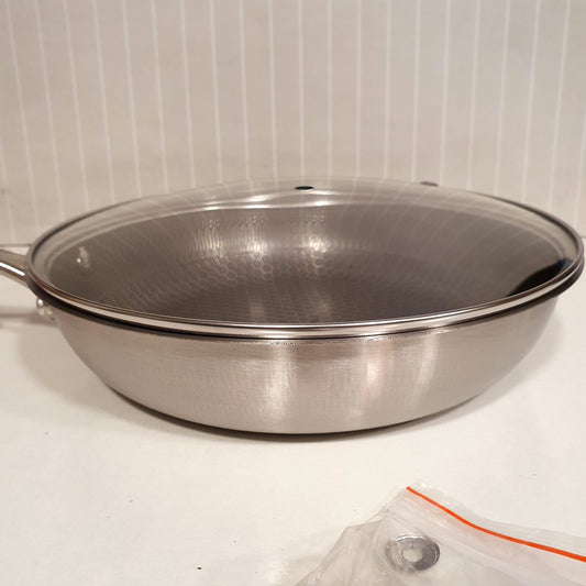 Silver Non Stick Pan with Lid 25150