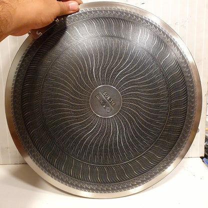 Non Stick Tawa with Foldable Handle Honeycomb style 25550