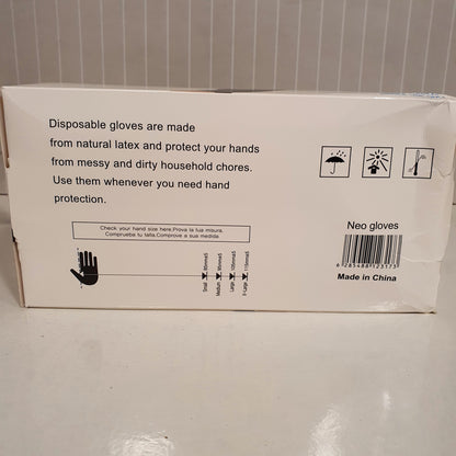 Black Vinyl Nitrile Blend Gloves Powder Free Gloves Pack 21900