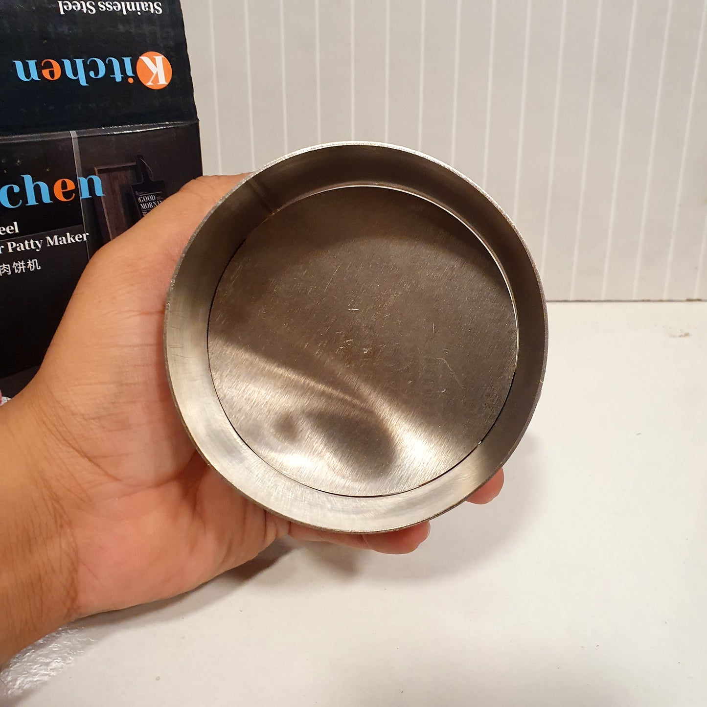 Stainless Steel Hamburger Patty Maker 21010