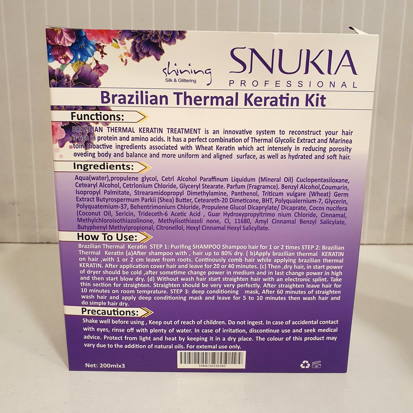 Brazilian Thermal Keratin Snuka Professional 15450