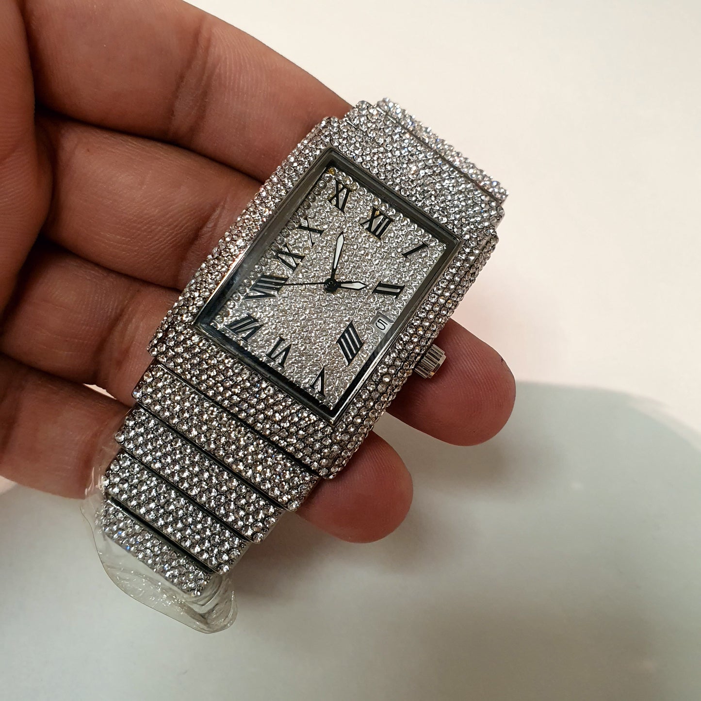 Square Diamond Crystal Watch  22950
