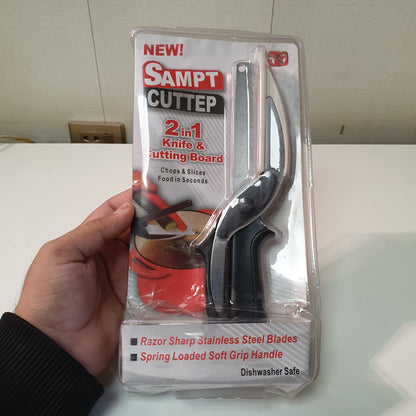 Sampt Cutter 2 in 1 Knife & Cutting Board