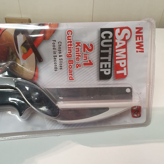 Sampt Cutter 2 in 1 Knife & Cutting Board