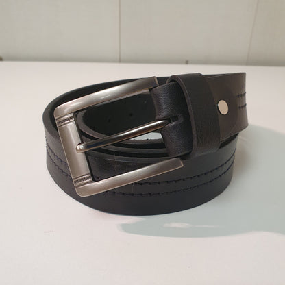 4 Colors Leather Stitched Style Belt 9335