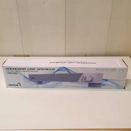 White Soundbar USB Speaker, 52650