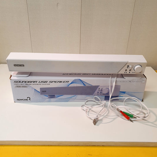 White Soundbar USB Speaker, 52650