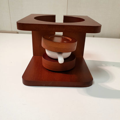 Wooden Candle Light Decoration, 23950