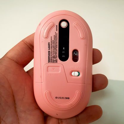 Bluetooth Mouse Peach White, 21750