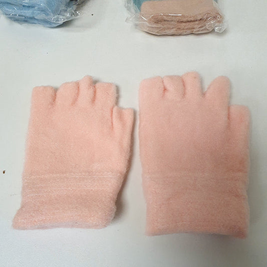 Winter Warm Gloves Half Finger Cut Style 121100