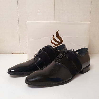 Classic Black Sepals Hand Made Leather Shoes From Turkey Art # 0018