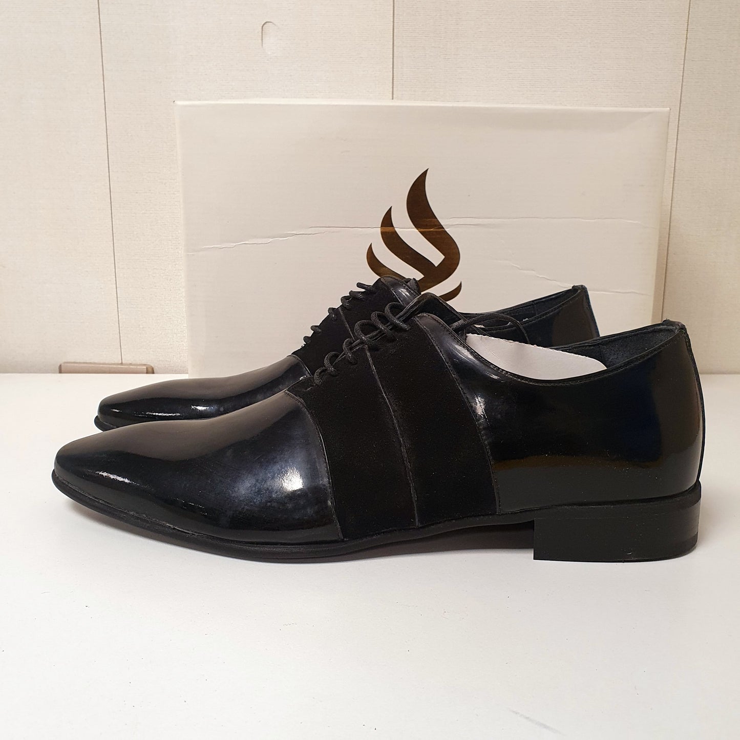 Classic Black Sepals Hand Made Leather Shoes From Turkey Art # 0018