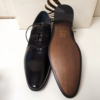 Classic Black Sepals Hand Made Leather Shoes From Turkey Art # 0018
