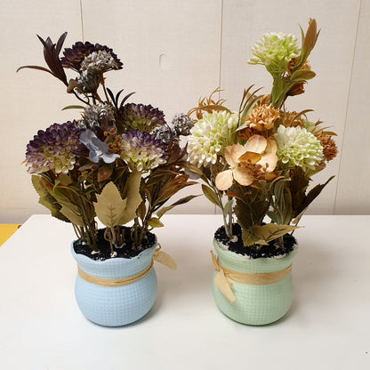 Decoration Pot Vase With Flowers  42200