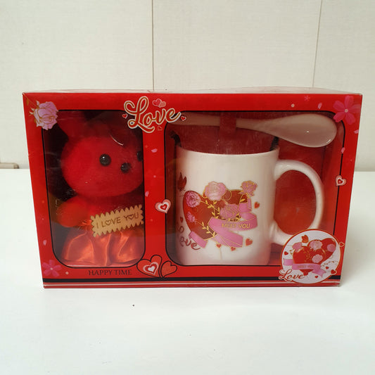 Valentines Cup Pack With Teady Bear 131950