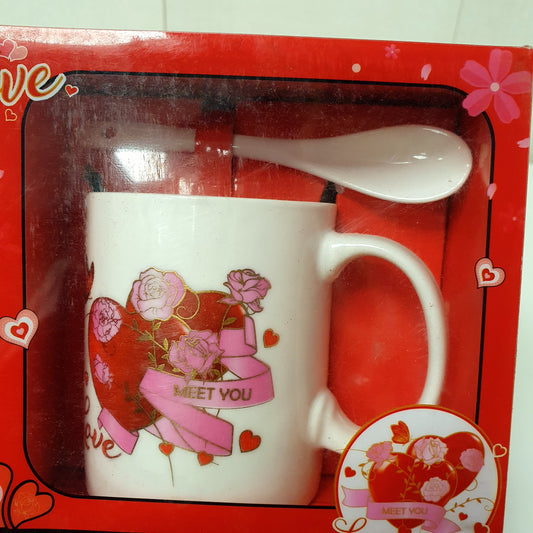 Valentines Cup Pack With Teady Bear 131950