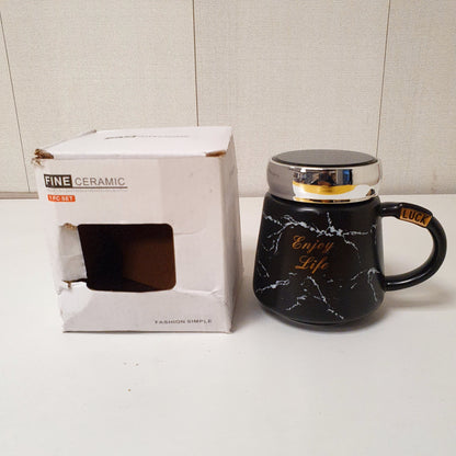 Fine Ceramic Mug with Lid 82700 May