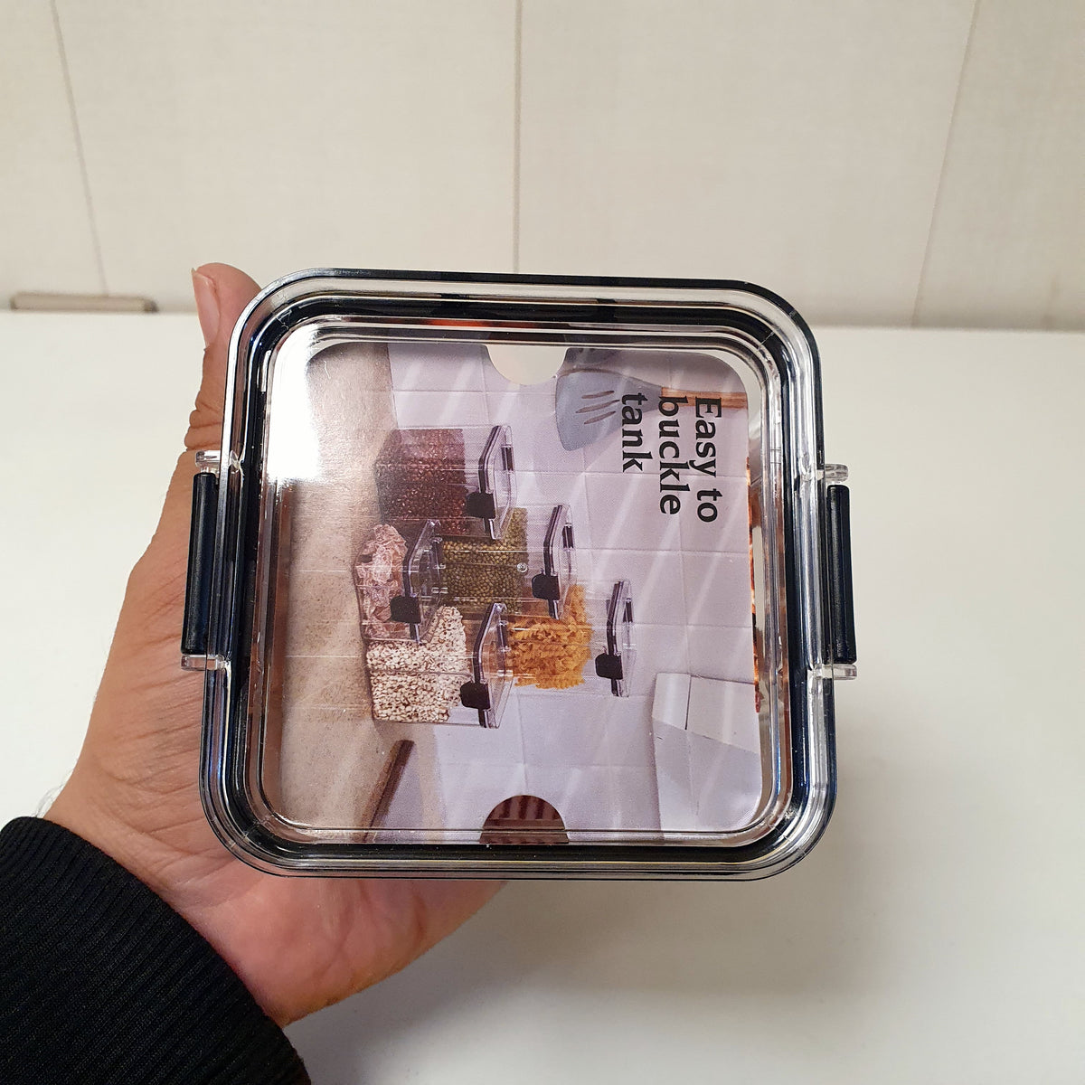 Easy Lock Acrylic Jar with Lid 302650