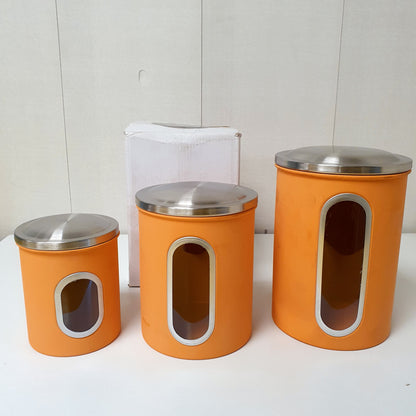 Jar Set of 3 with Lid 61700
