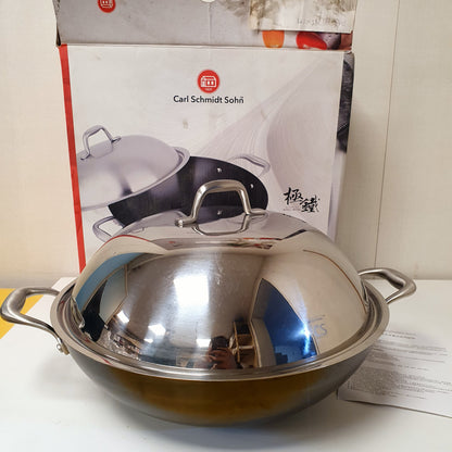 Carl Schmidt Sohn 32cm Pure Iron Wok May, 11500