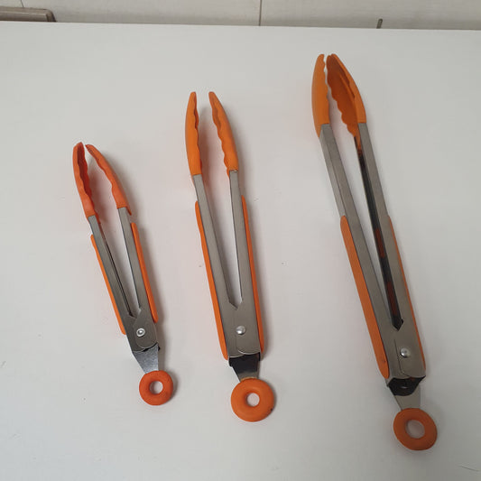 Kitchen Silicon Stainless Steel Serving Tong, 15250