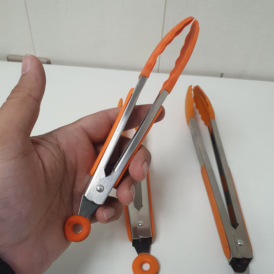 Kitchen Silicon Stainless Steel Serving Tong, 15250