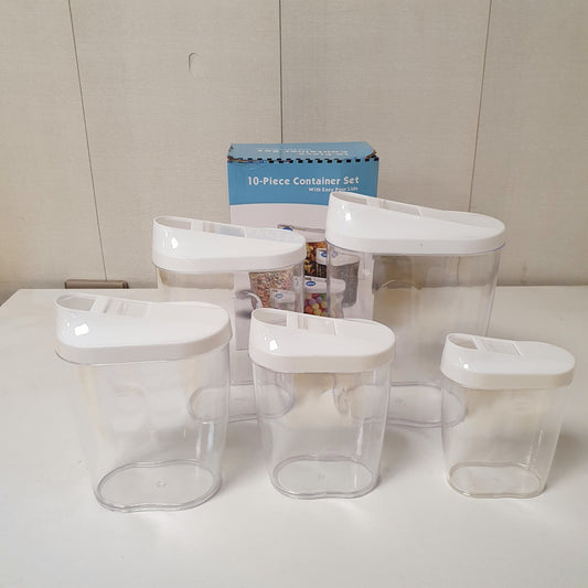 5 Pieces Container Set with Lids 3095