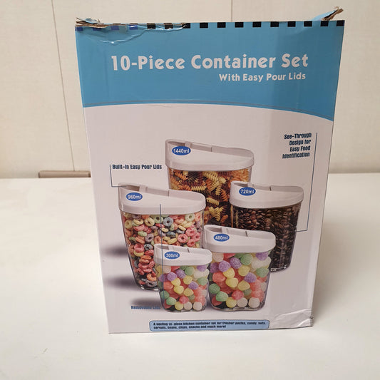 5 Pieces Container Set with Lids 3095